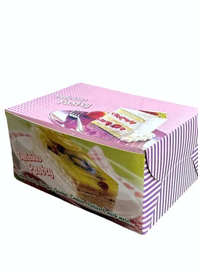 Pastry Box cake box 5*5*3 (pack of 50pcs)