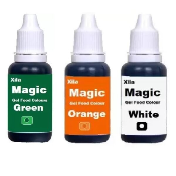 Special magic color pack of 3 orange white green Orange, White, Green (20 ml)