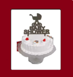 Baby Shower Cake Topper  Black  Color (Pack Of 1) - Image 2