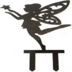 happy birthday cake topper fairry fly design Cake Topper  (black Pack of 1)