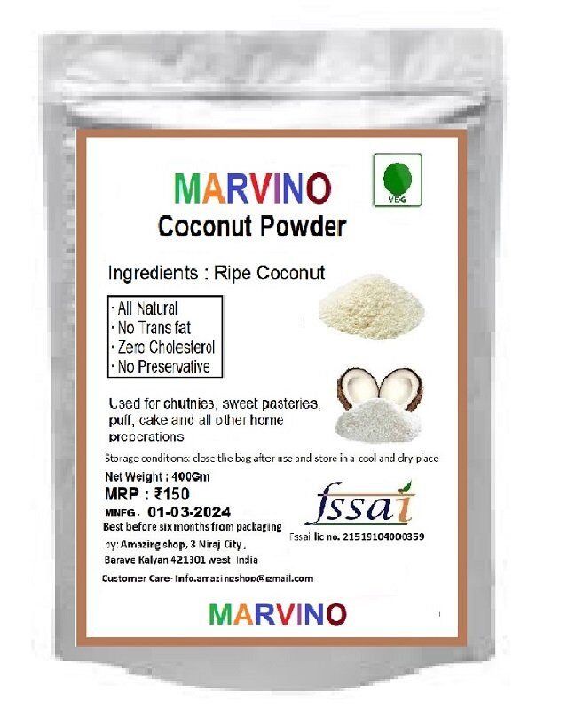 Marvino Coconut Powder 400 Gm