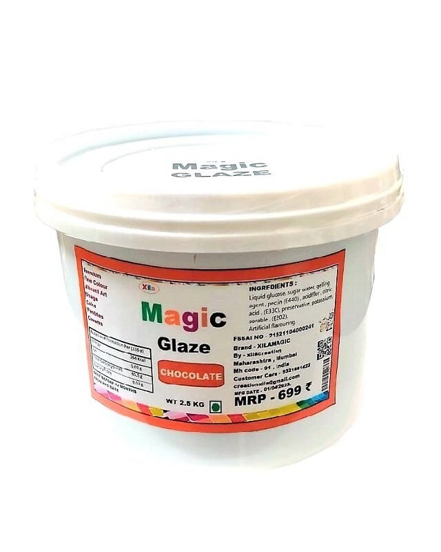 Chocolate Glaze 2.5 kg For Cake Decorating