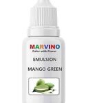 Marvino Emulsion Assorted 20ml Flavored Color for Cakes ice Creams Pastries (Mango Green)