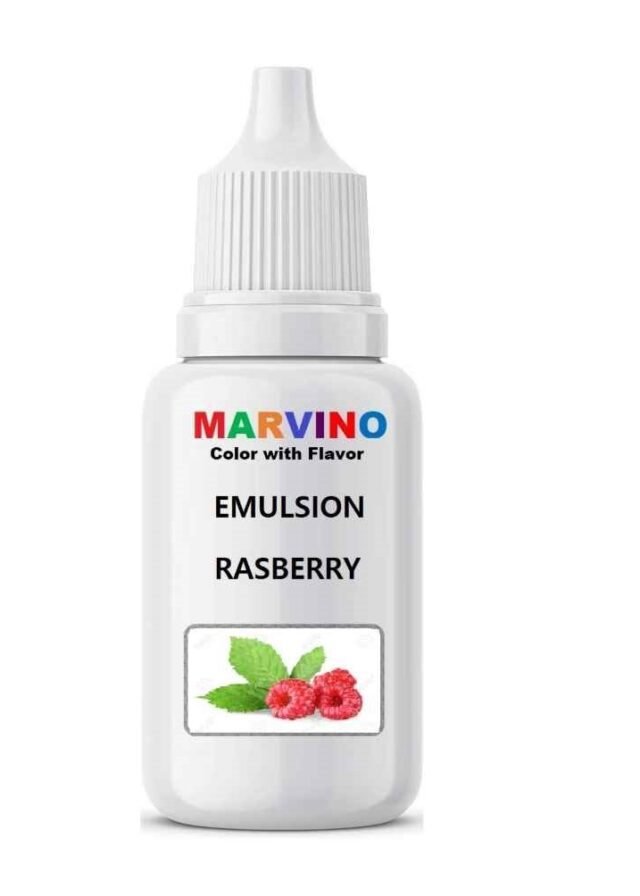 Marvino Emulsion Assorted 20ml Flavored Color for Cakes ice Creams Pastries (RASPBERRY)