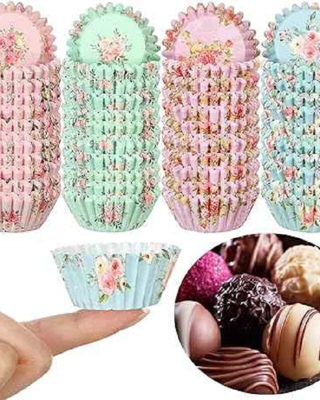 Baking Floral Cupcake Liners Muffin Tea Party Cups