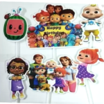 Kids Favorite Famliy Paper Cake Topper ( pack of 6 )