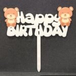HAPPY BIRTHDAY CAKE TOPPER
