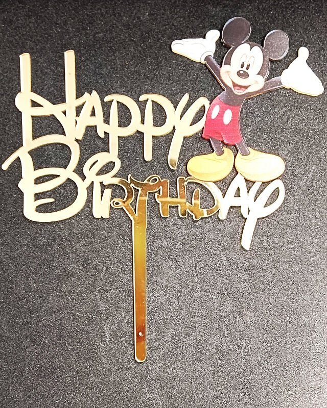 Cartoon Cake Topper For Kids Birthday Cake