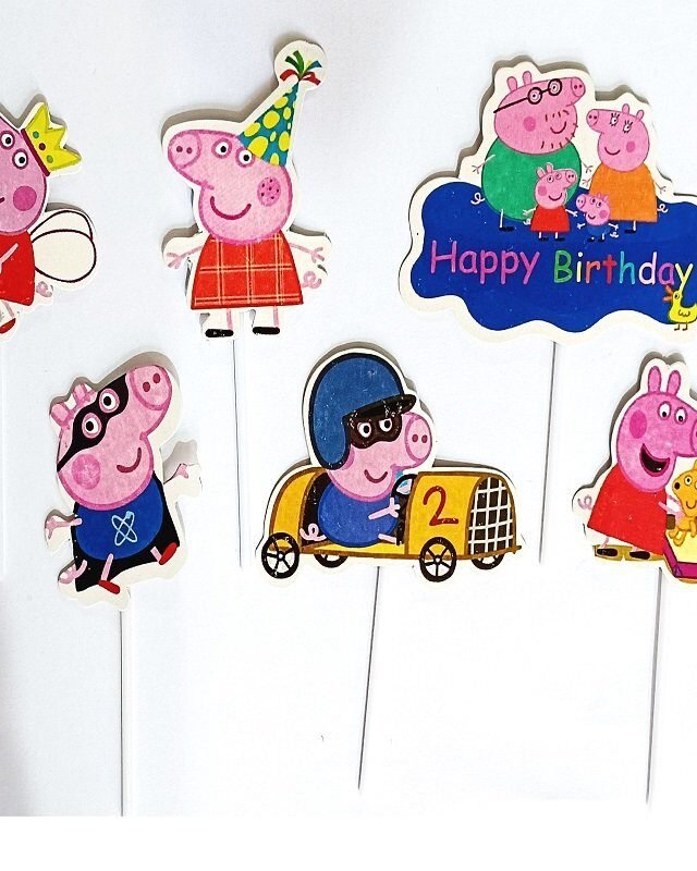 #3 Cartoon Cake Topper For Childrens Birthday