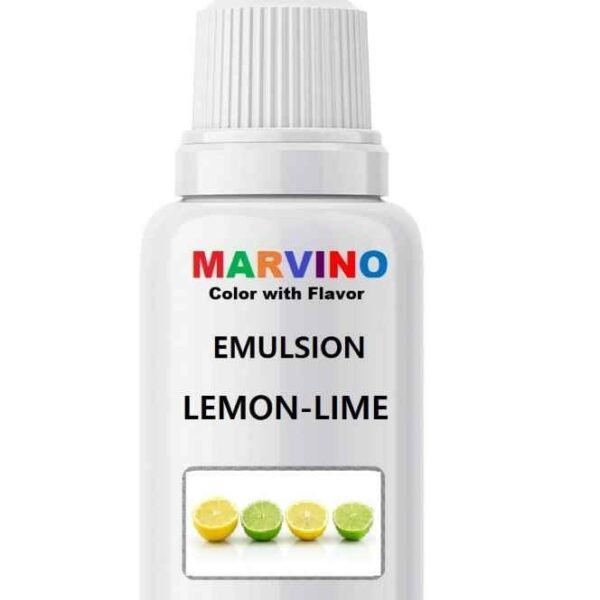 Marvino Emulsion  (20ml Lemon-Lime) Flavored for Cakes ice Creams Pastries