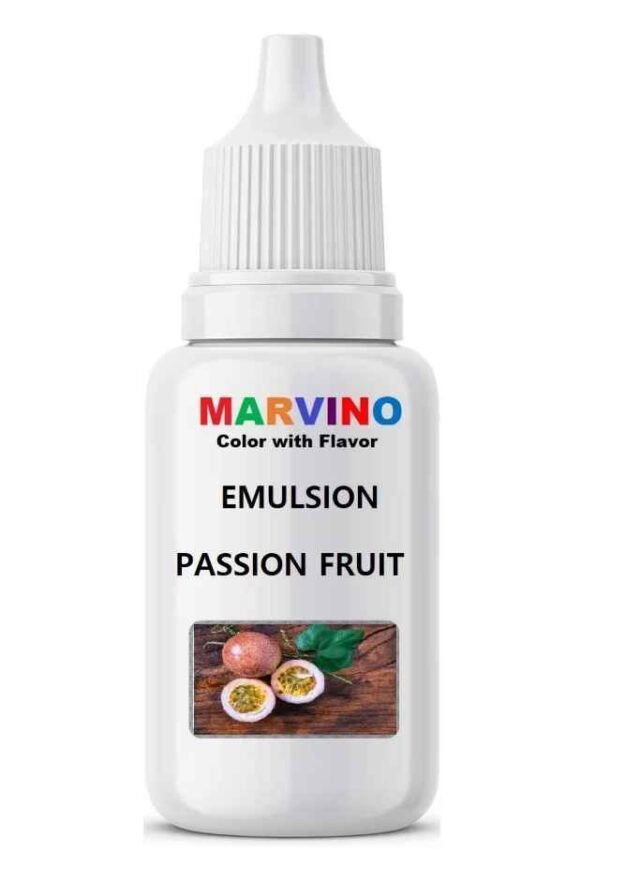 Marvino Emulsion (20ml Passion  Frout Flavored pack of 1) Flavored  for Cakes ice Creams Pastries