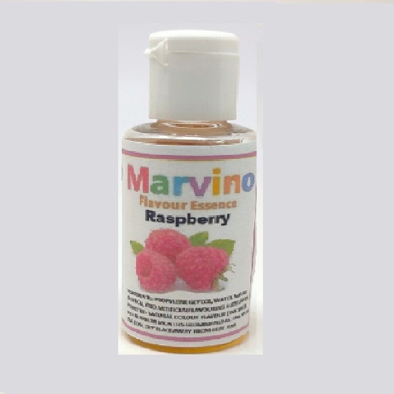 MARVINO-FLAVOUR-ESSENCE-Raspberry.jpg Marvino Raspberry Flavour Food Essence 20ML - Image 1