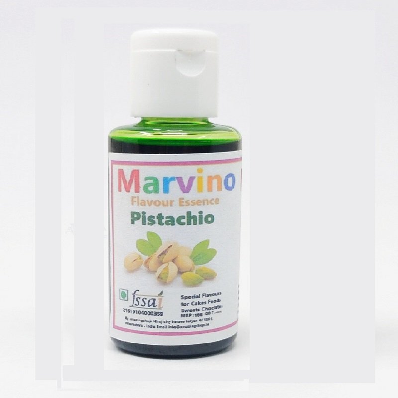 MARVINO-FLAVOUR-ESSENCE-pistachio-2.jpg MARVINO Pistachio Flavour Food Essence 20ml - Image 1