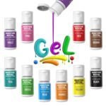 MASTER ROYAL BACKNCOOK TOOLS Concentrated Gel Food Color ( Pack of 10 ) for Cakes Chocolates Icing Whip Cream Pinata Sweets Pastries