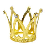 Mini Crown Golden color Cake Topper