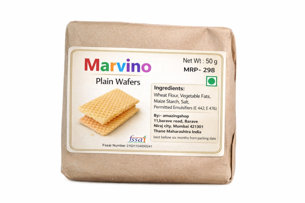 Marvino tasteless plain Wafers