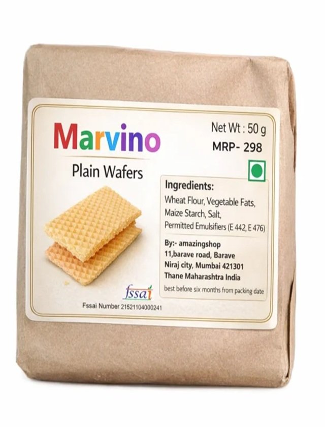 Marvino Plain Tasteless Wafers