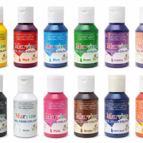 Marvino gel food colors