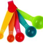 Multi Color Measurement Measuring Spoon Cups 5 Pieces Kitchen Baking Tool