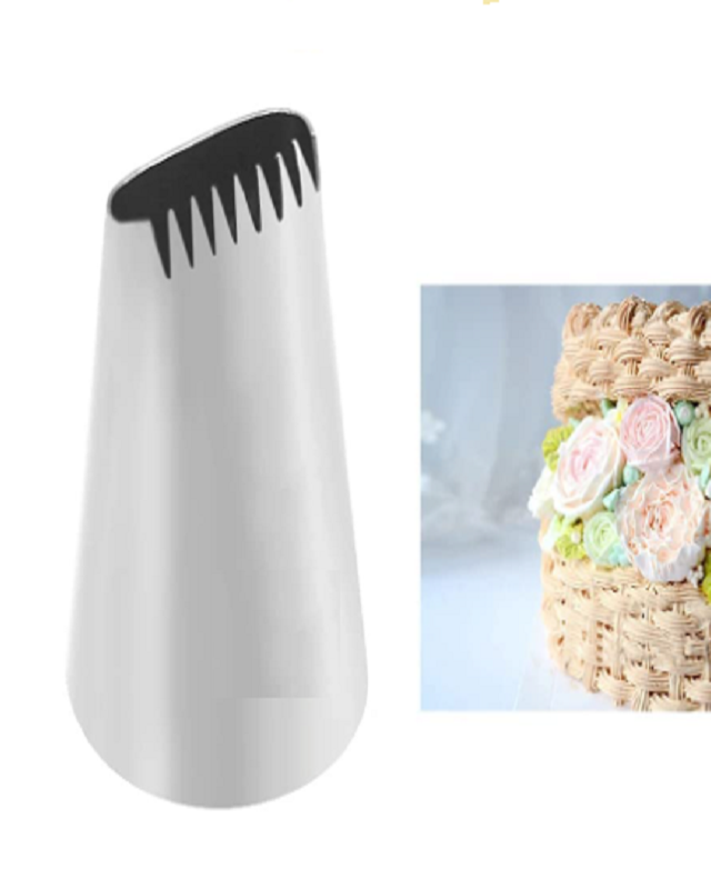 Icing Piping Nozzel For decorating cakes, cupcakes, pies and biscuits.(PACK OF 1)