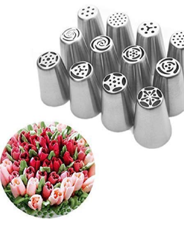 Cake Decorating Nozzle Set of 12 pcs