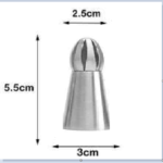 Ball Shape Icing Piping Nozzles Cake Decorating Tool Pastry Cream Spout for Baking - Image 2