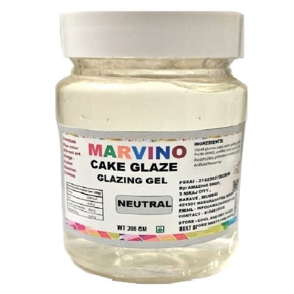 Neutral Glaze 200 gm For Cake Decorating.
