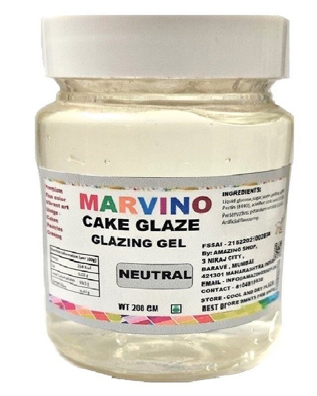 Neutral Glaze 200 gm For Cake Decorating.