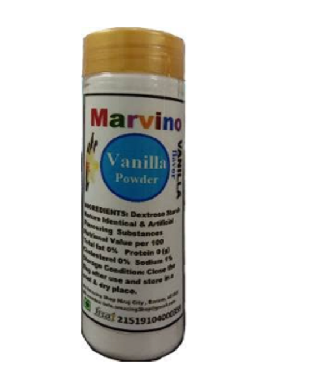 Marvino Vanilla Flavour Powder Raising Ingredient Powder (100 g)