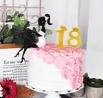 0-9 Number Cake Topper (Gold) - Image 3