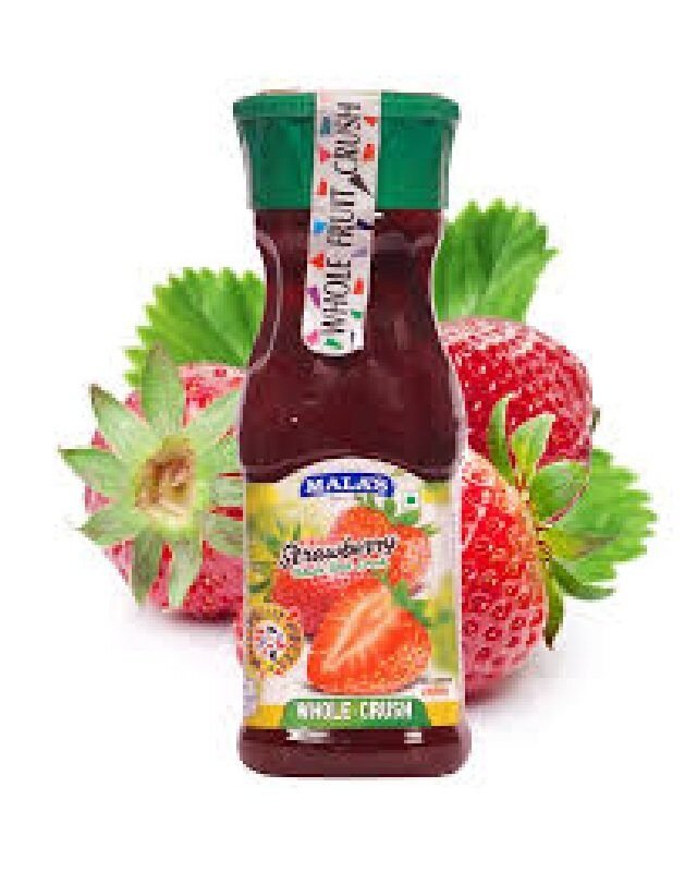 Mala's Strawberry Crush syrup (250 ml)