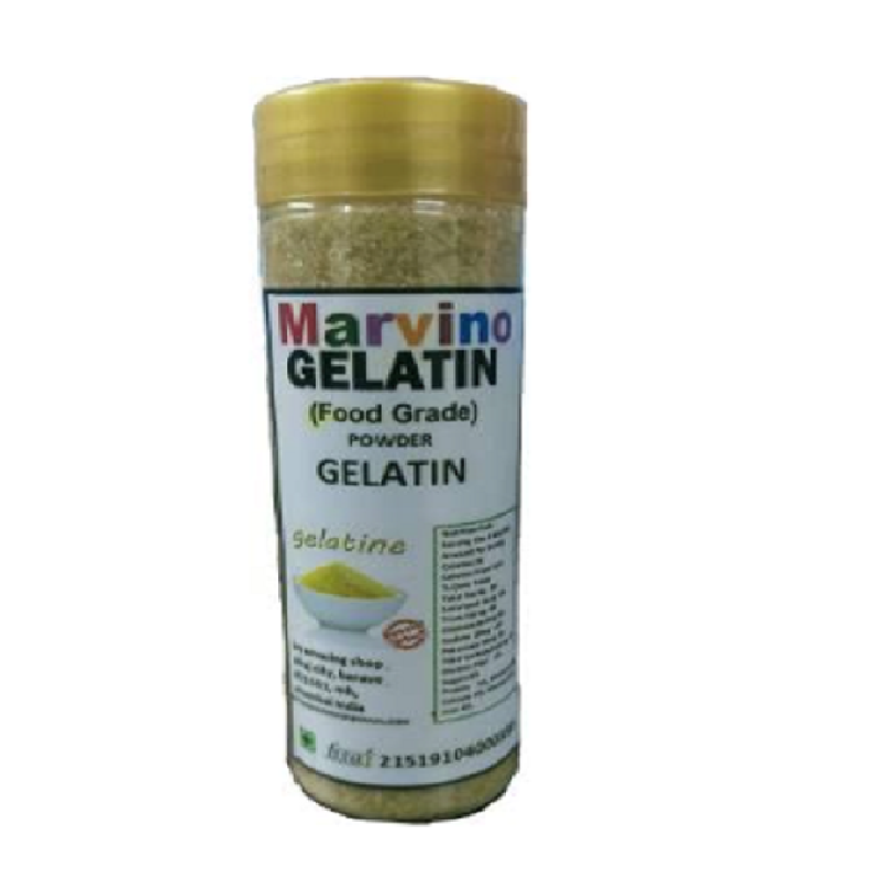gelatin-powder.png Marvino Food Grade Gelatin Powder (100 gm) - Image 1