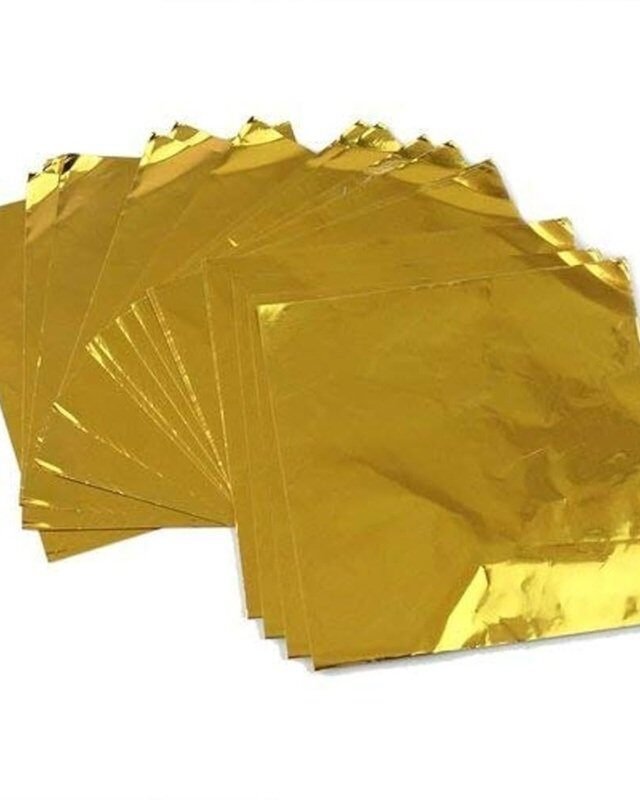 Gold Chocolate Wrapper Set