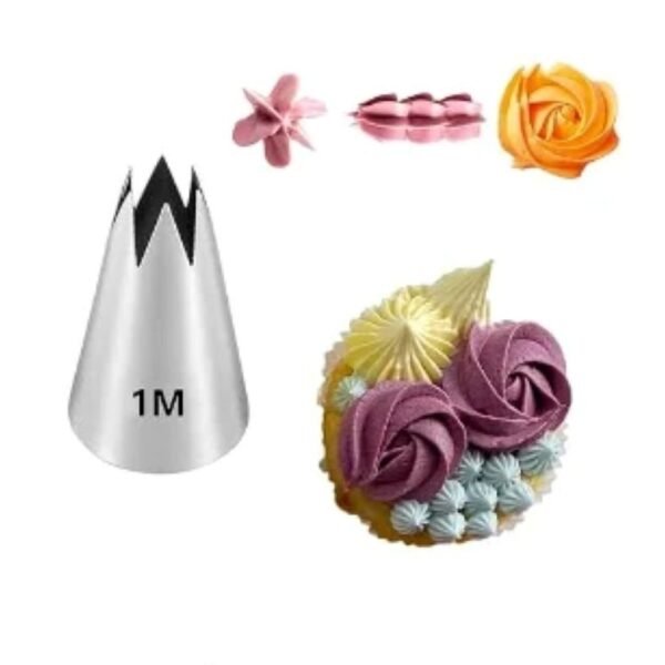 (1 M) Nozzle Flower Shape for Cake Decorating