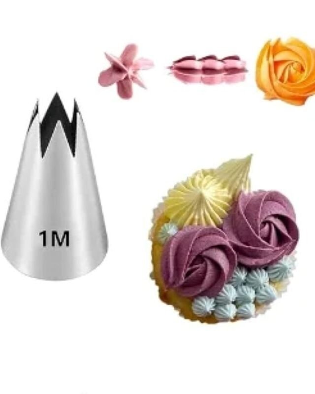 (1 M) Nozzle Flower Shape for Cake Decorating
