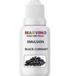 Marvino Emulsion Assorted 20ml Flavored Color for Cakes ice Creams Pastries( Black  Currant )