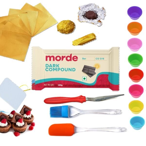 Dark Chocolate Making Kit with Morde Chocolate Compound