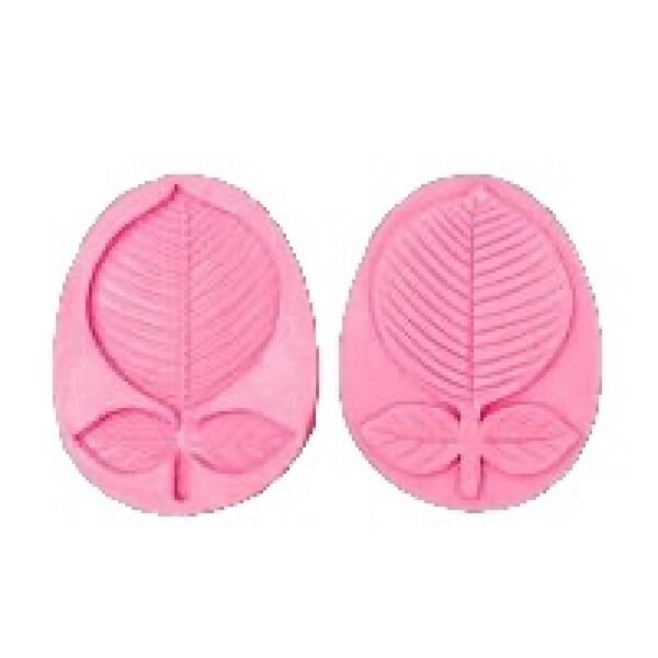 Pink Silicone Leaf Mould