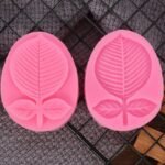 Pink Silicone Leaf Mould - Image 4