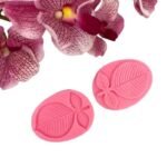 Pink Silicone Leaf Mould - Image 6