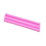 Pink Silicone Pearl Mould (2 lines)