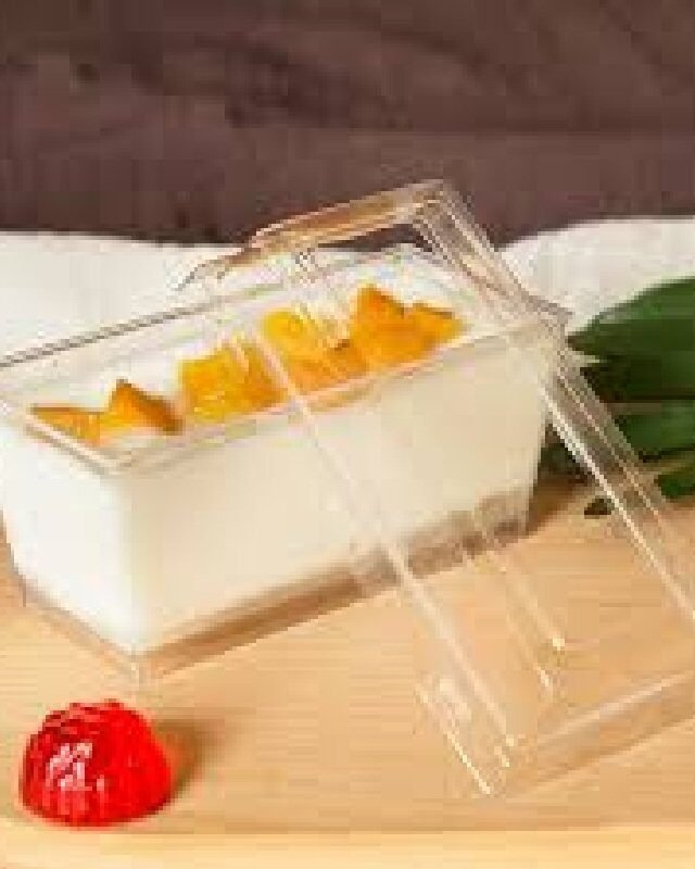 10pcs Mousse Dessert container (with lid)