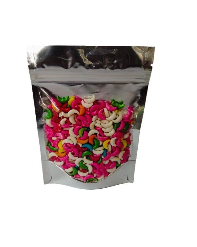 Colored Moon Shaped Sprinkles