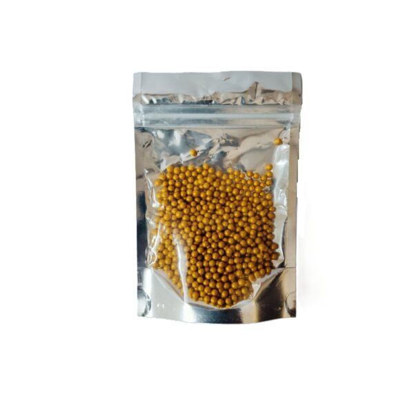 Golden Colored Ball Shaped Sprinkles