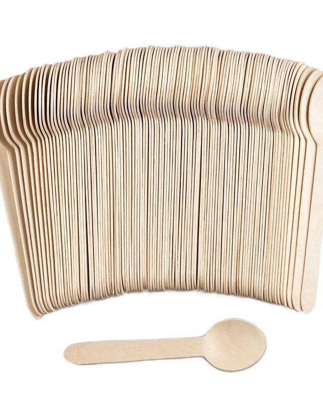 Wooden Spoons (Pack of 100 Pieces)