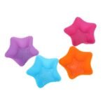 Reusable star Shaped Baking Molds for Cupcakes Pudding Jelly a