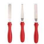 3pcs stainless steel cake icing kitchen pallet tool set