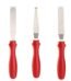 3pcs stainless steel cake icing kitchen pallet tool set