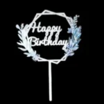 Happy Birthday Acrylic Cake Topper