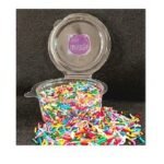 Xilla Magic Rainbow Strands Sprinkles For Cake Decoration.